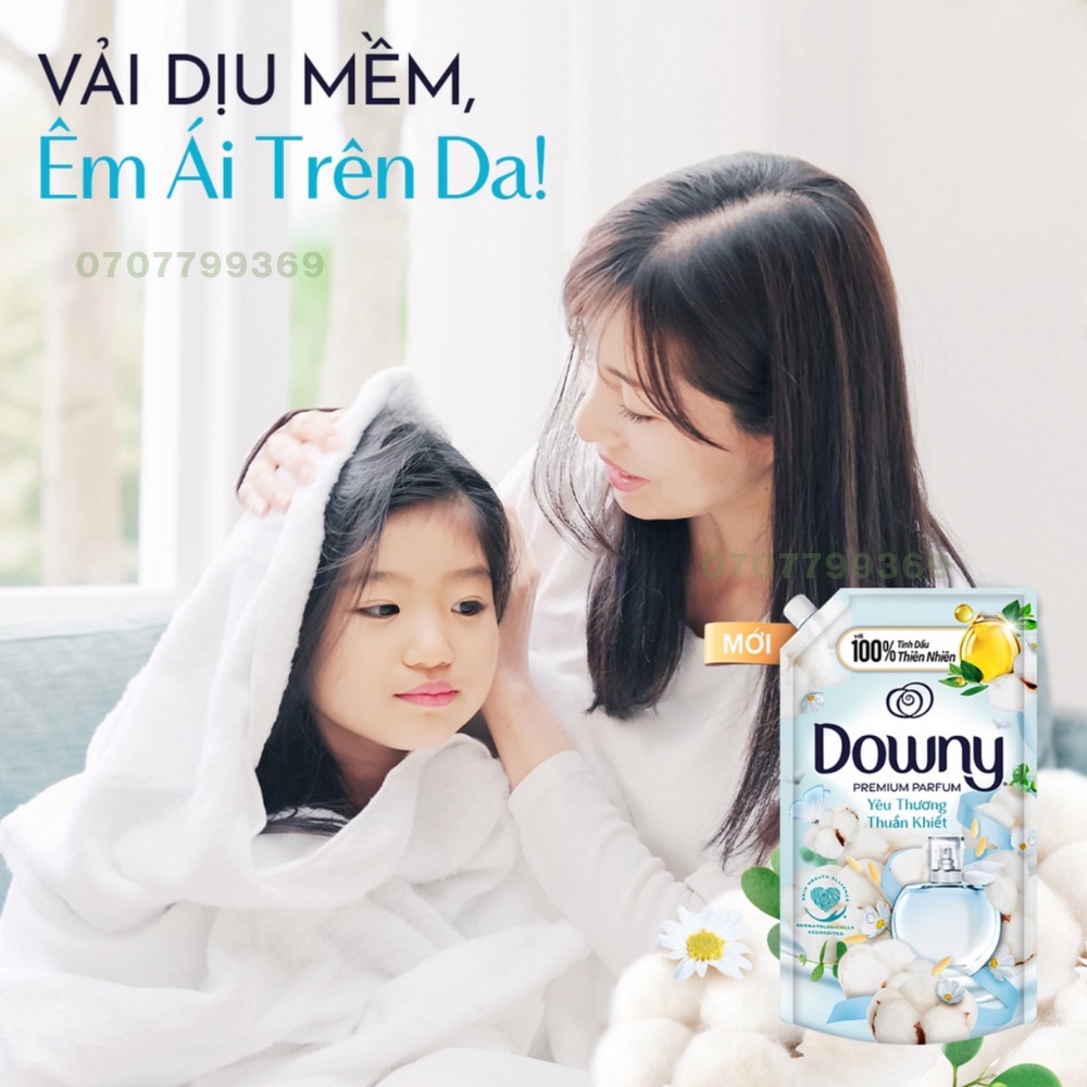 (New Arrival) Downy Fabric Softener Premium Natural Essential Oil With Soft Flavor 2.2L / Bag