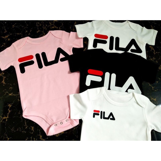 baby fila onesie