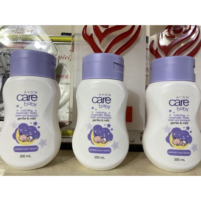 Avon Care Baby Calming Lavender COLOGNE & Baby Wash and Shampoo