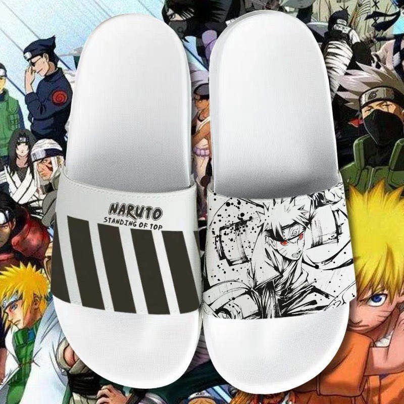 JYs. Men's Anime NARUTO Stand On Top Japanese Flip Flops Rubber Slippers  #ZZ19 (Add One SIze | Shopee Philippines