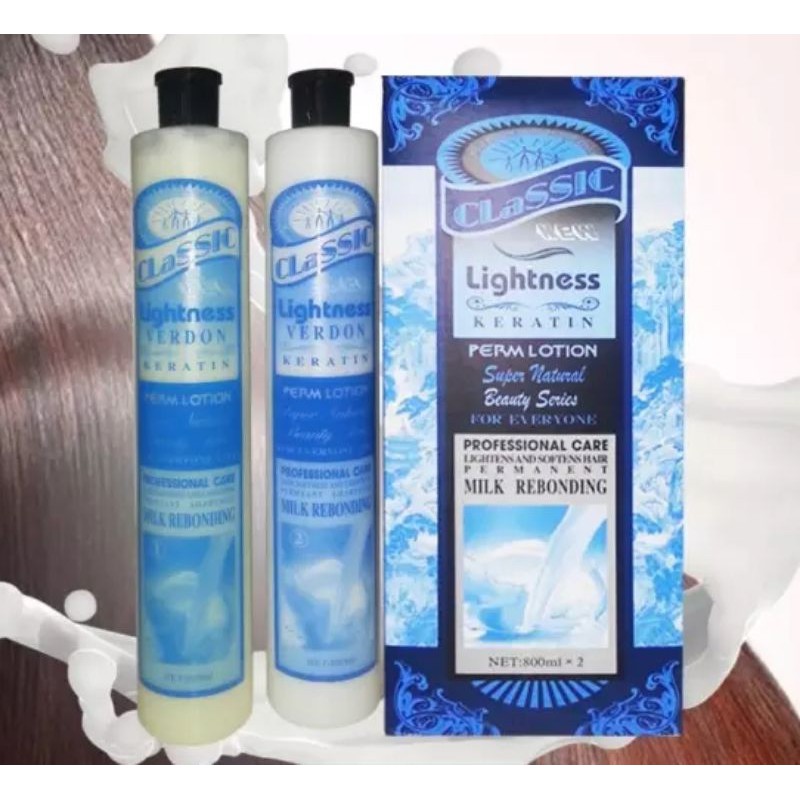 Classic milk keratin rebonding 800ml Shopee Philippines