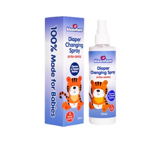 Kleenfant Diaper Changing Spray Tiny Bottle Extra Gentle Rash Spray