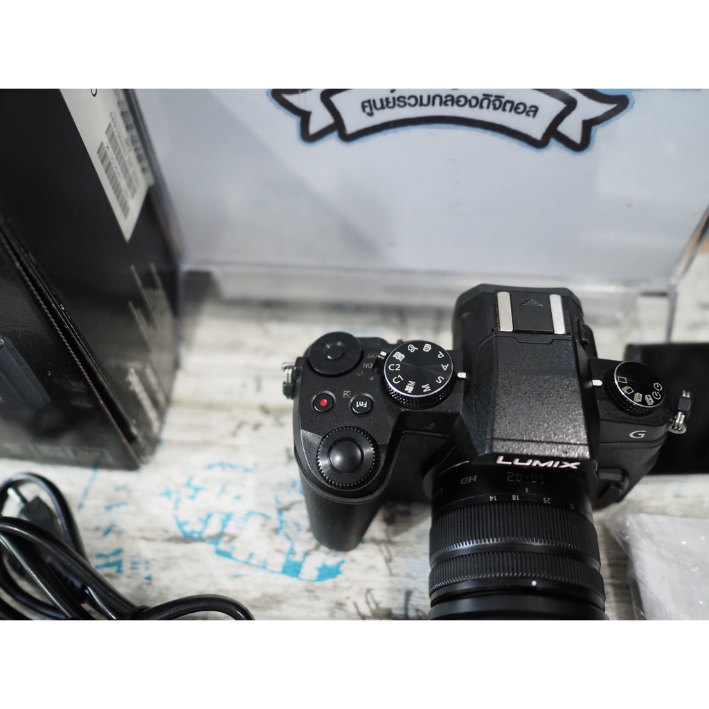 Panasonic G85 + 14-42 mid condition, no heavy marks, works well, thin rubber handles, starting to sw #6