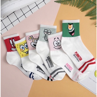 Korean Socks - Spongebob Cast - Iconic Socks