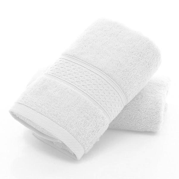 Cotton Bath Towel Plain White 