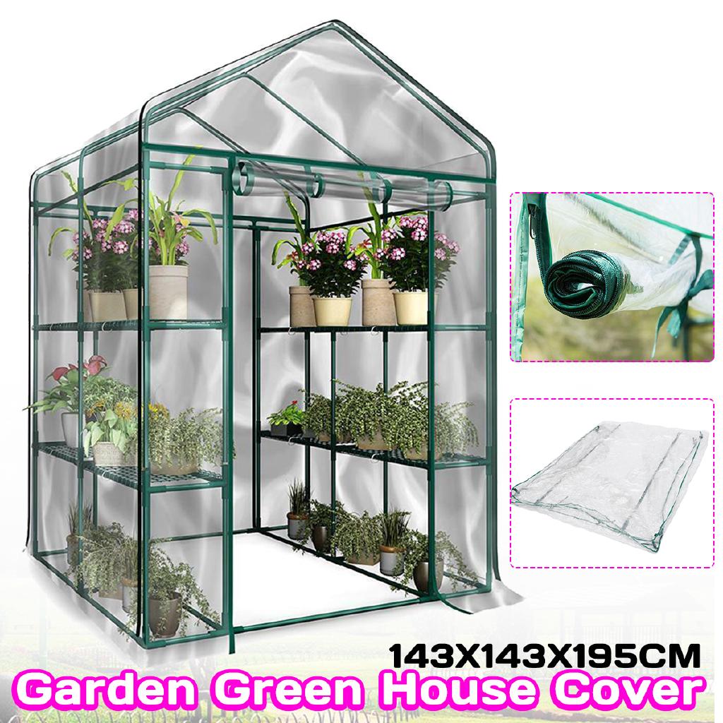 Portable Greenhouse Cover 143X143X195cm Garden Cover PVC Material