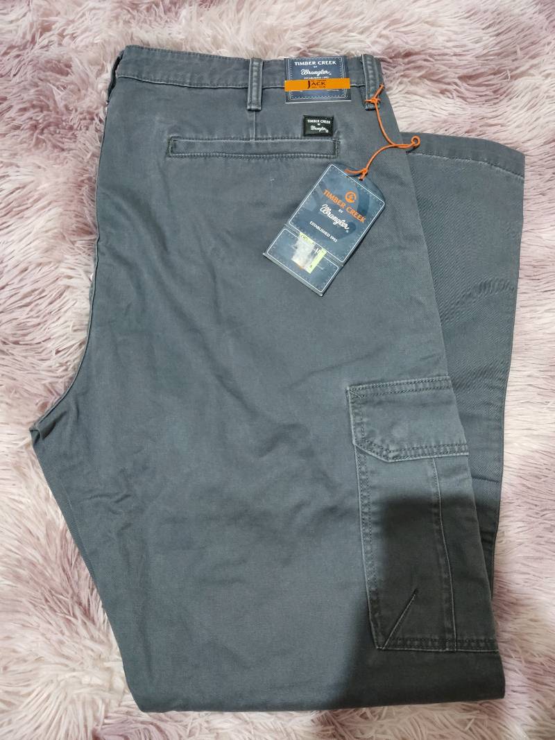 Wrangler Timber Creek Jack Regular Rise Straight Cargo Pants in Grey |  Shopee Philippines