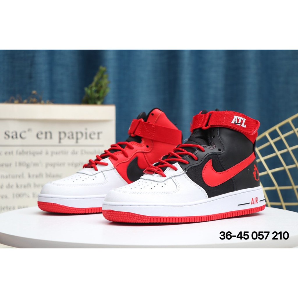nike air force 1 full red