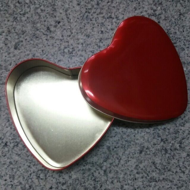 Onhand 6x2 Dream Cake Heart Shaped Tin Can Food Grade | Shopee Philippines