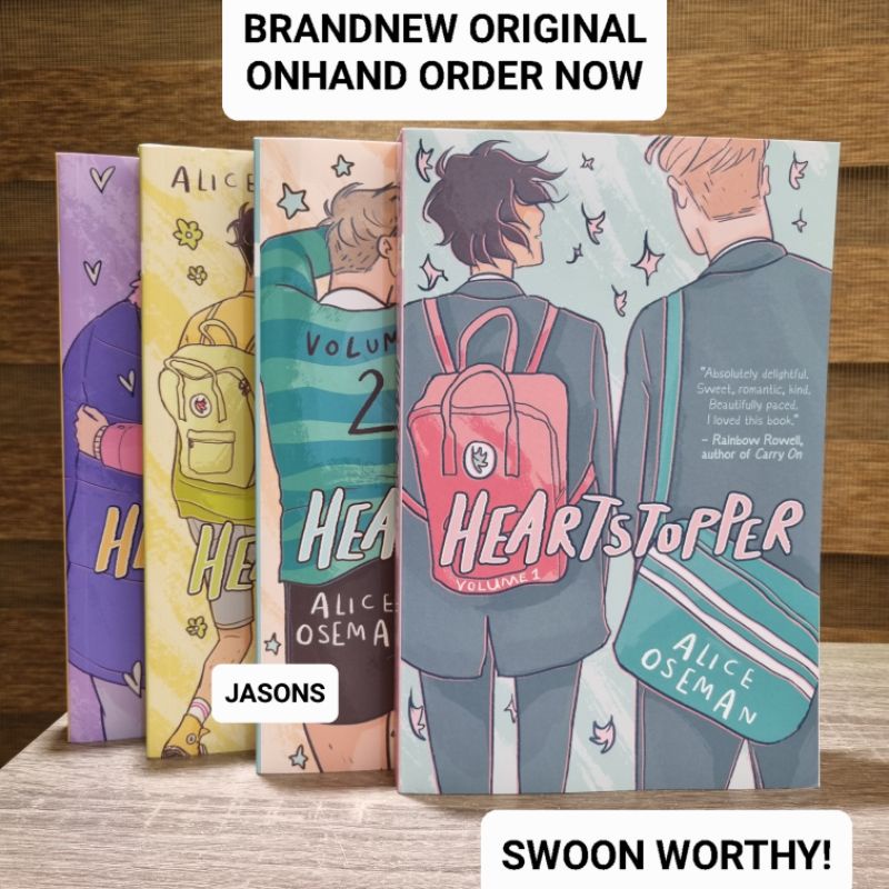 Heartstopper By Alice Oseman Volume 1 2 3 4 | Shopee Philippines