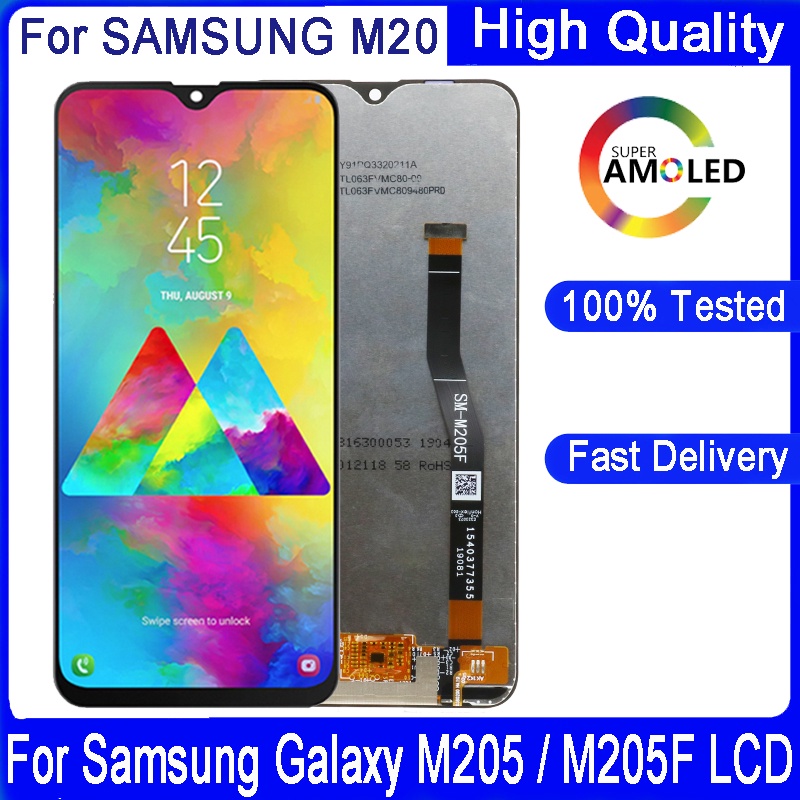 Samsung Galaxy M 19 Sm M5 M5f M5g Lcd Screen And Digitizer Assembly Replacement Ultra Clear Display Shopee Philippines