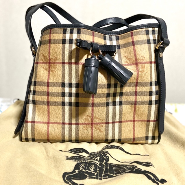 burberry haymarket check tote