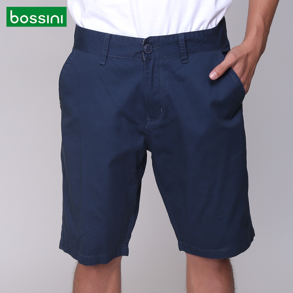 Bossini Men's Tapered Shorts BMB22-0005 (Midnight Navy) | Shopee ...