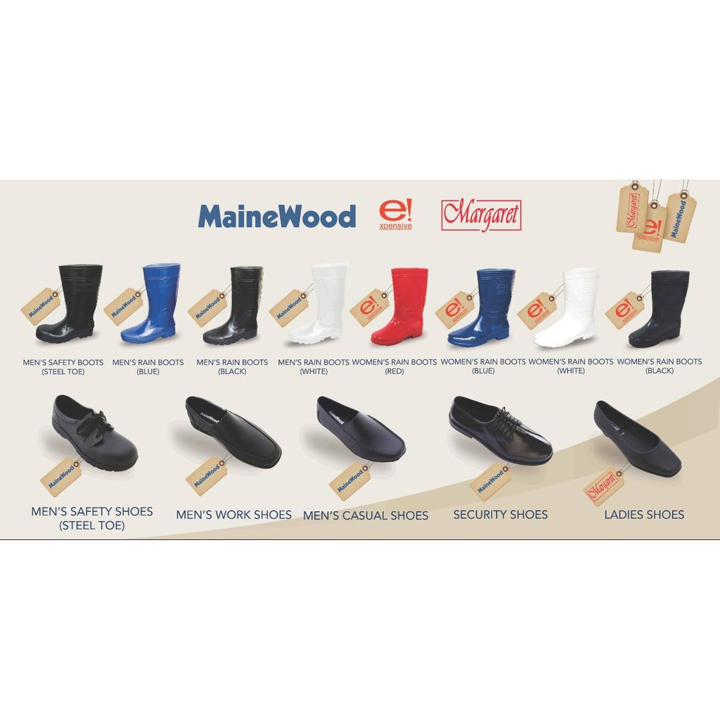 red white and blue rain boots