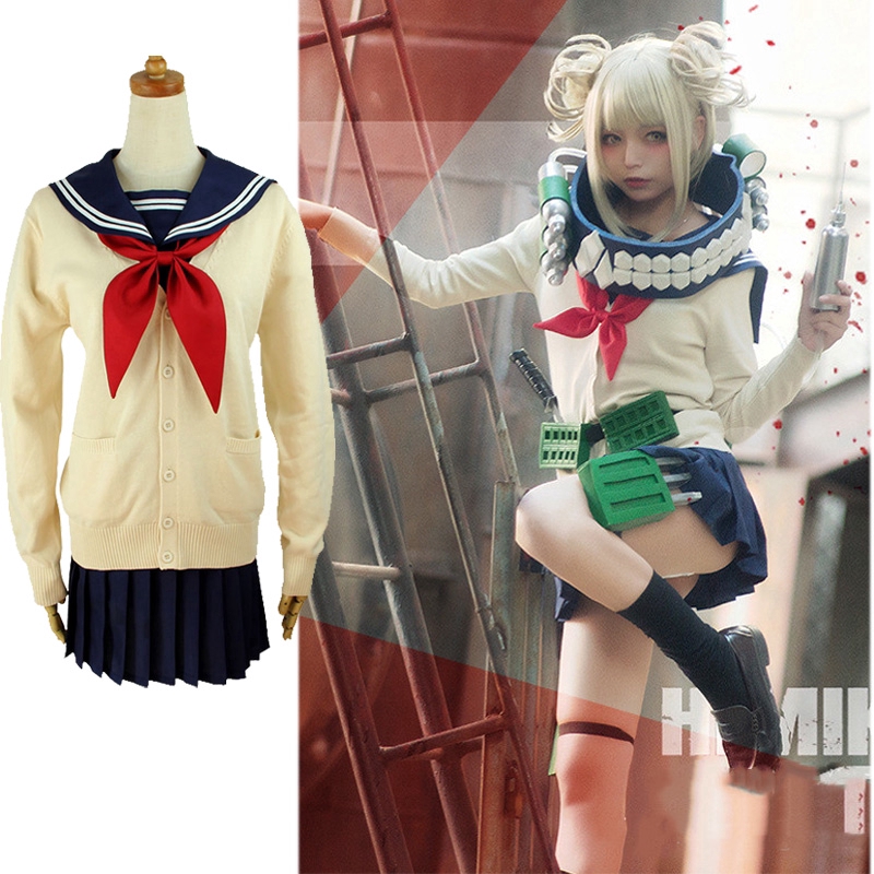 My Hero Academia Cosplay Costume Boku no Hero Academia Himiko Toga JK ...