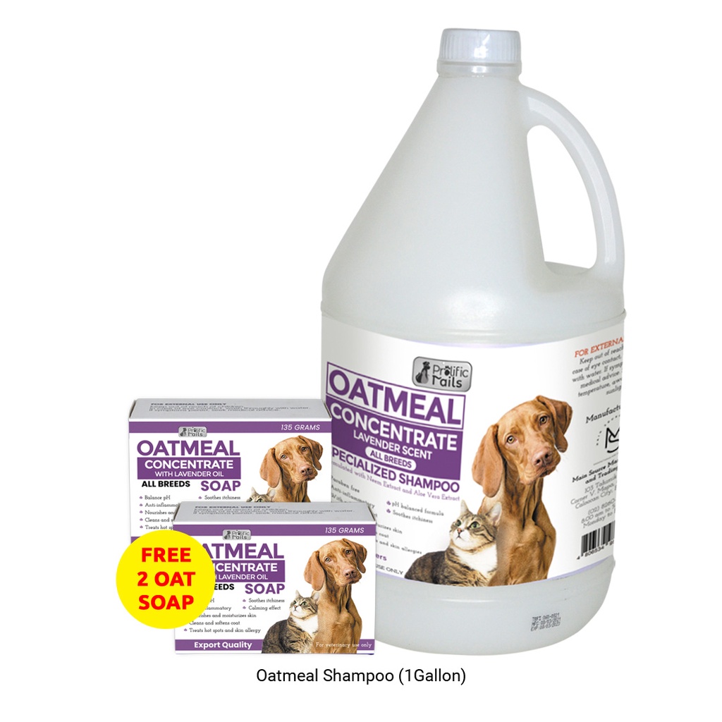 LKJProlific Specialized Oatmeal Concentrate Dogs & Cat Shampoo 1
