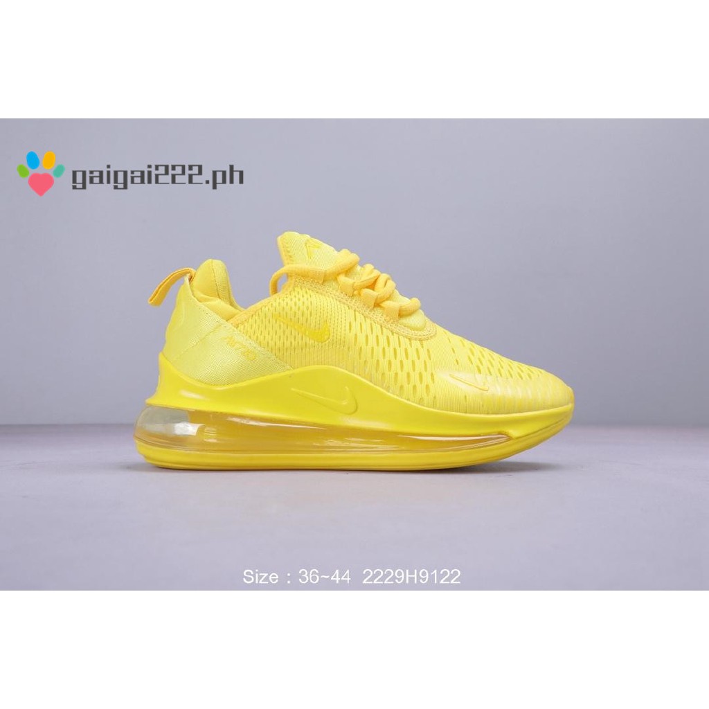 yellow nike air max 720