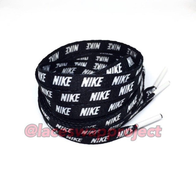 black shoe laces nike 