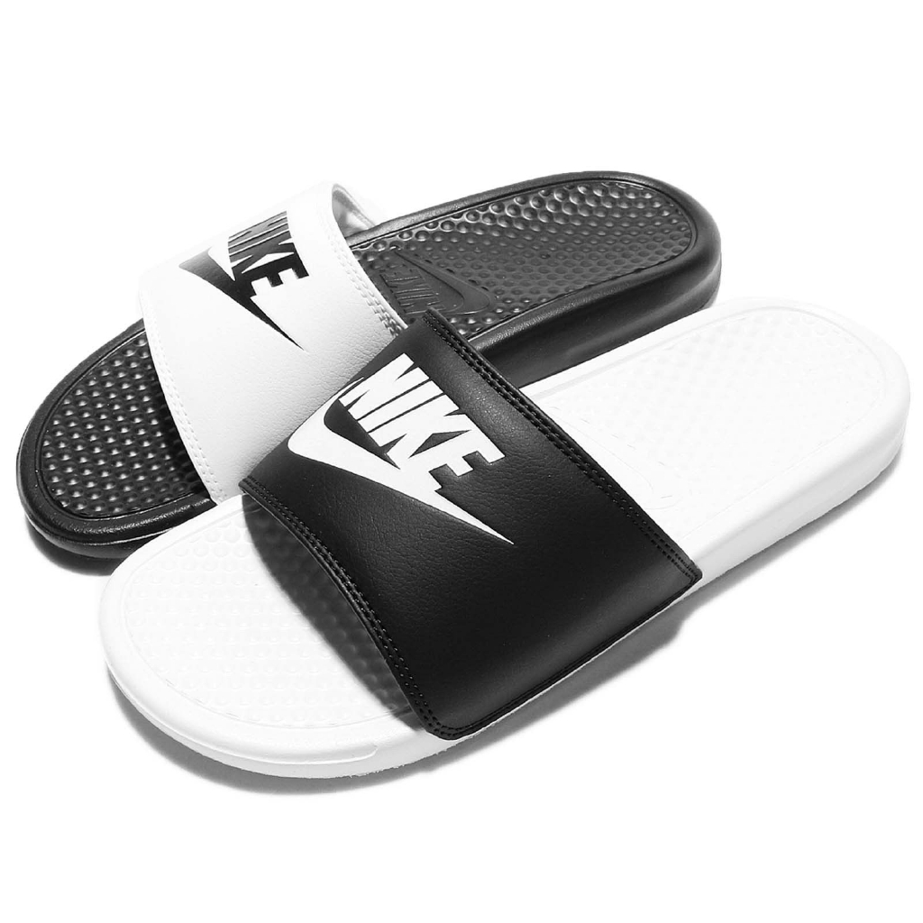 nike sliders men white