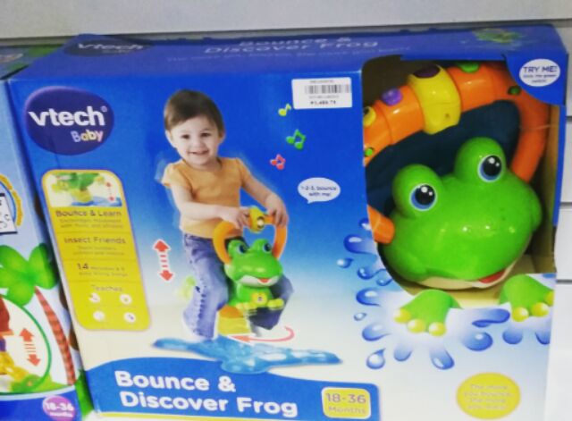 vtech baby bounce & discover frog