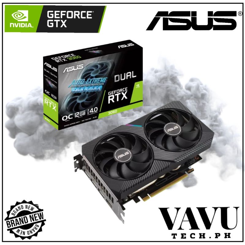 Asus RTX 3060 Dual 12GB GDDR6 Video Graphics Card | Shopee Philippines