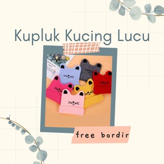 Cute Cat KUPLUK || Kupluk Kids || Baby KUPLUK || Free Embroidery Name