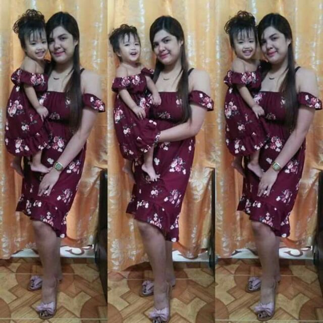 mother daughter terno dress