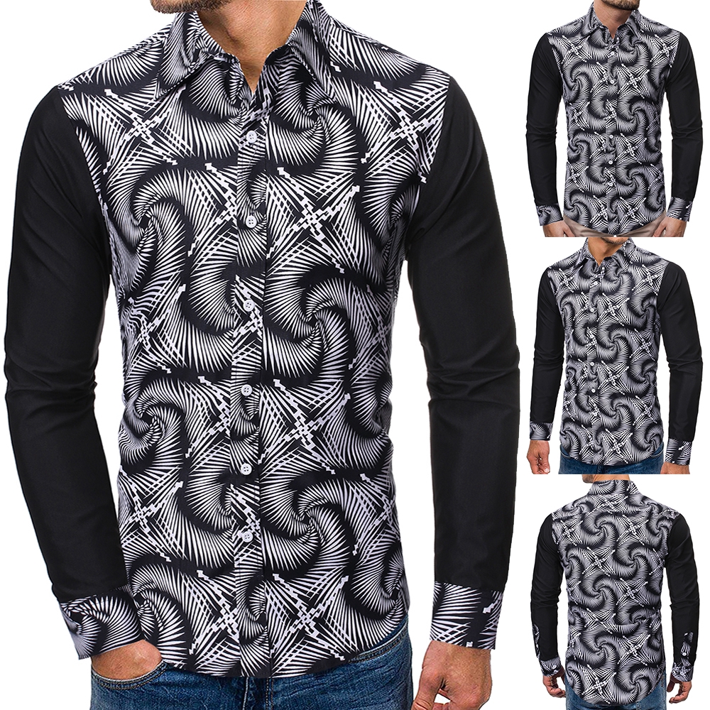 mens shirt slim fit long sleeve