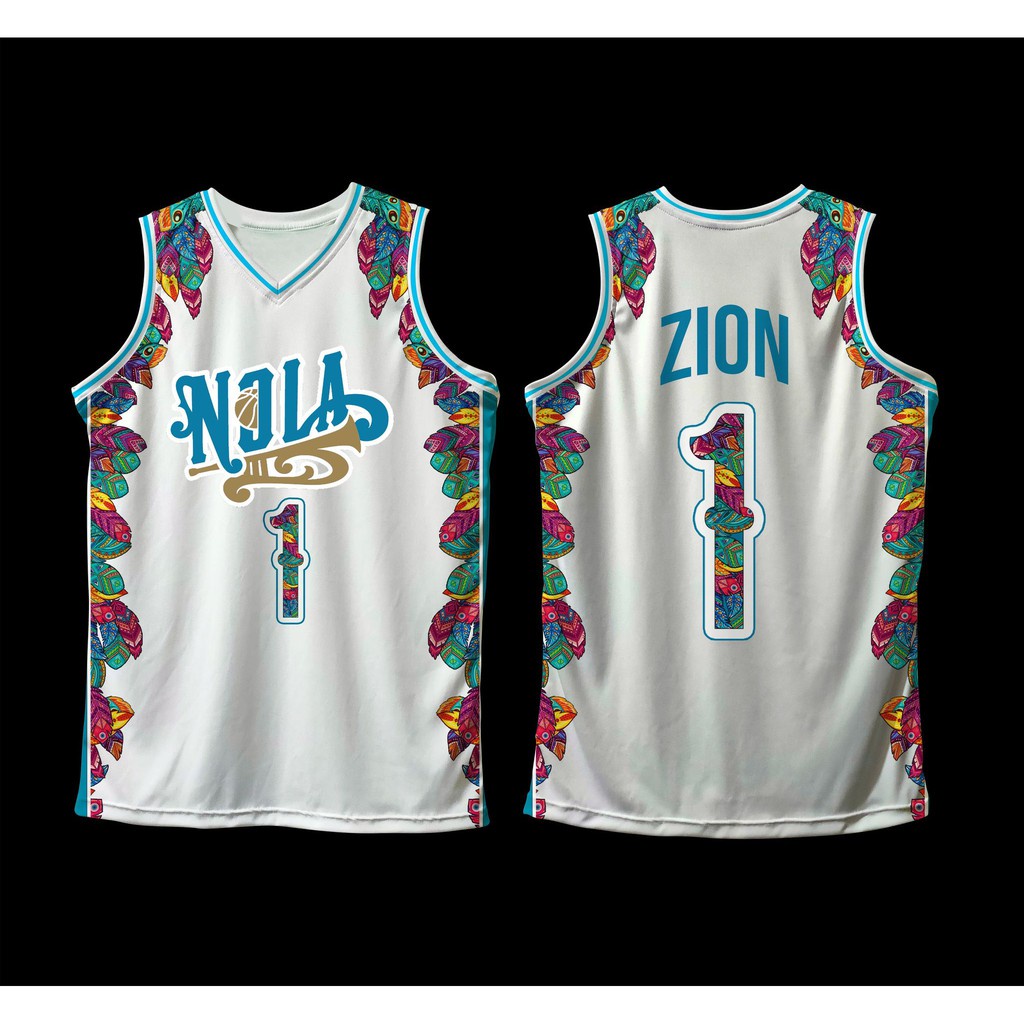 New Orleans Pelicans NOLA Zion WILLIAMSON 1 Jersey Emphire Edition