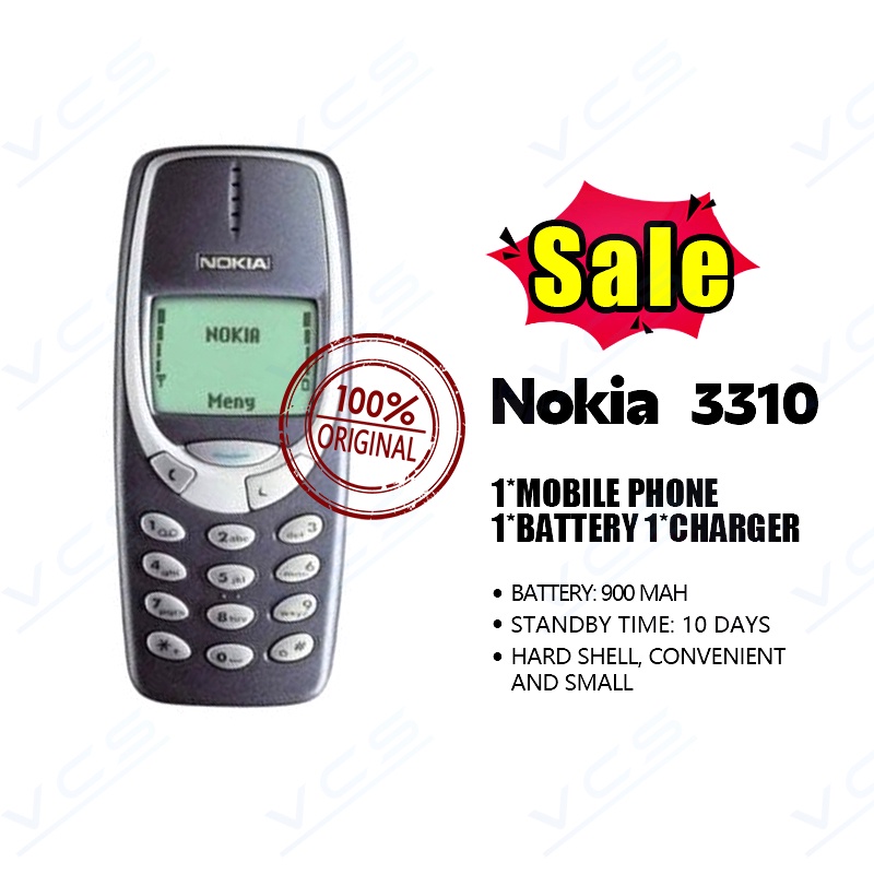 Brand New Unlocked Nokia 3310 Cellphone 2g Gsm Mobile Phone Basic Phone Shopee Philippines