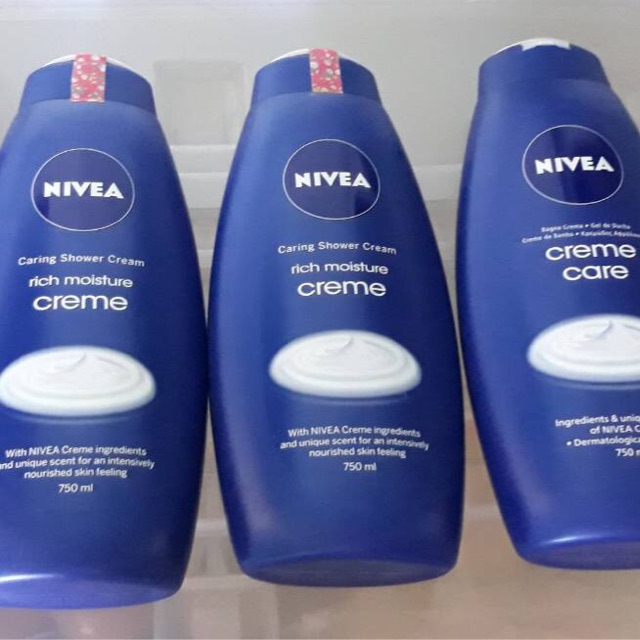 nivea shower gel 750ml