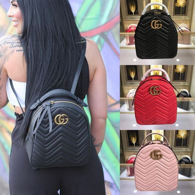 gucci marmont matelasse backpack