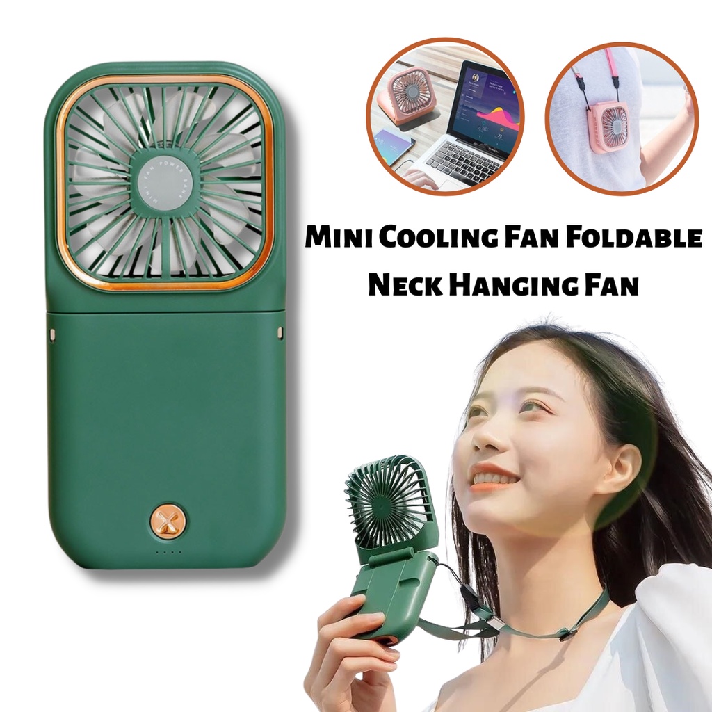 Hanging Neck USB Small Fan Mini Charging Student Ultraquiet Small Hand