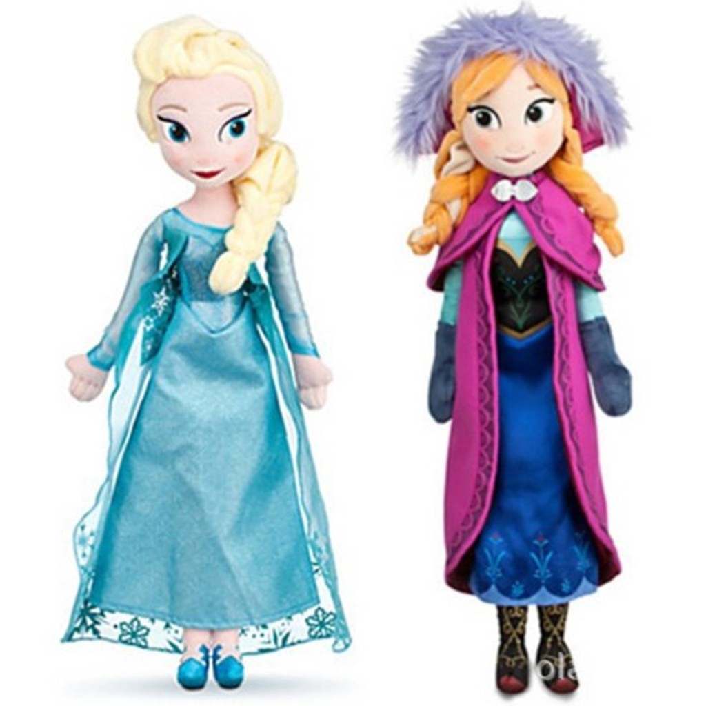 soft anna and elsa dolls