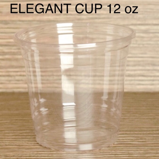 Plastic DABBA PET ELEGANT CUP 12 oz with or without Lid (100 pc