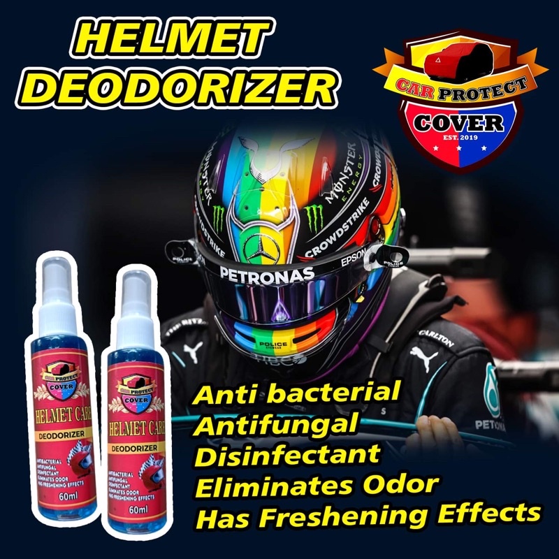 HELMET CARE DEODORIZER SPRAY 60ml | Shopee Philippines