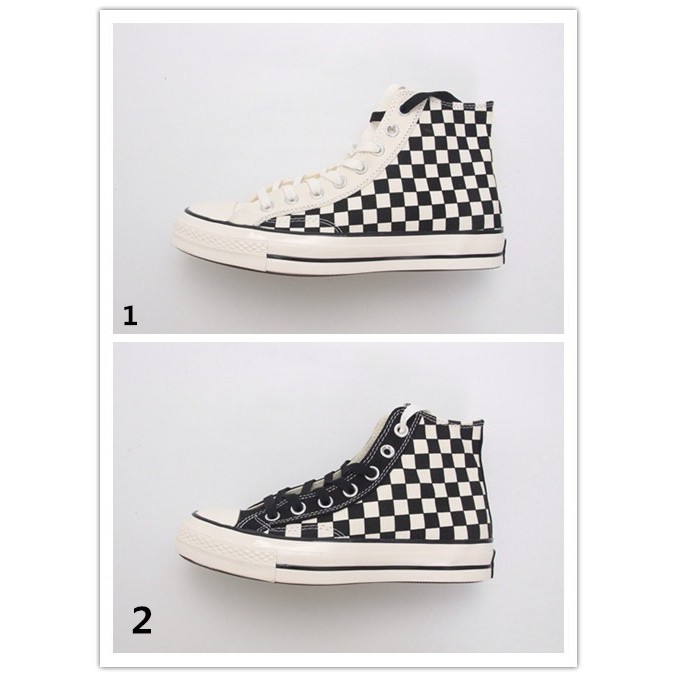 checkerboard chuck taylors