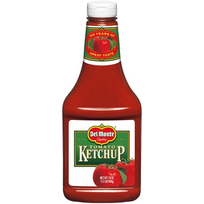 Del Monte Tomato Ketchup Easy Squeeze Bottle 24 oz (680g) Made in USA
