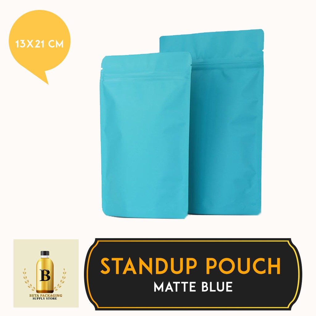 standing pouch white