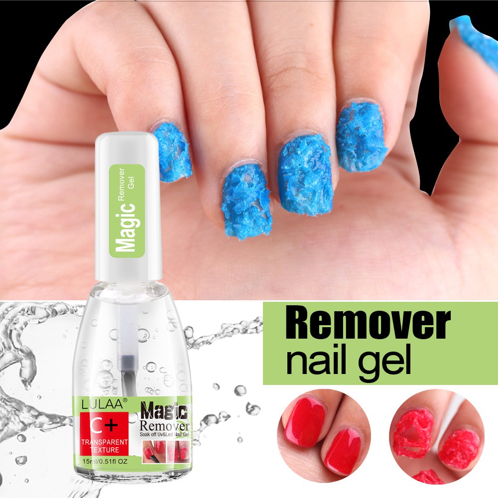 LULAA hand gel nail gel remover nail polish Remover Soak Off Nail Cleaner gel bath personal