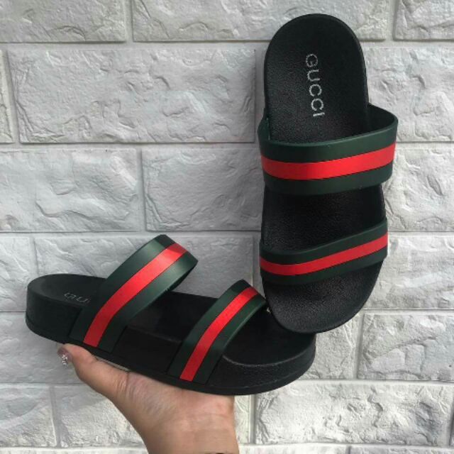 gucci double strap sandals