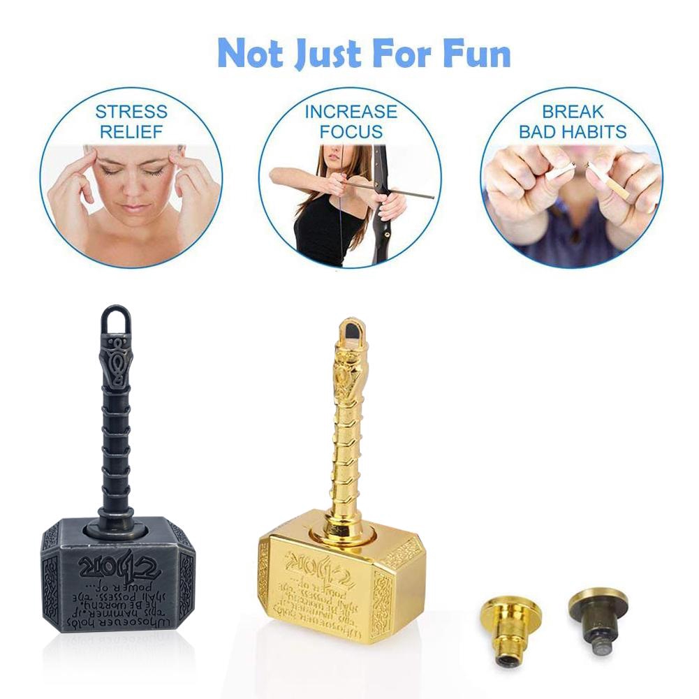 Play Fidgeting Cool Hammer Fidget Hand Finger Spinners Metal Chain Cube Stress Relief Toys Fingertip Gyro Stress Relief Party Favors Supplies For Adults Shopee Philippines