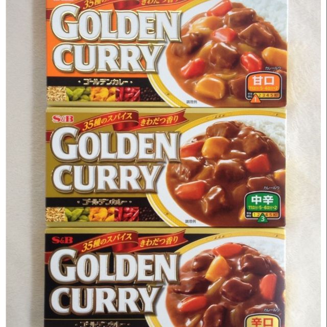 COD Japanese Golden Curry Roux Mix 3 flavors Shopee Philippines