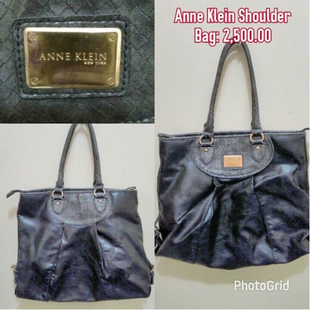 anne klein leather handbags