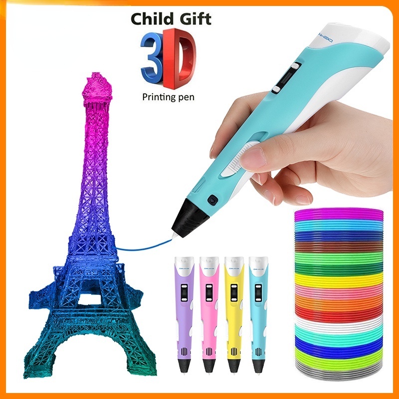 3D Printing Pen USB Display Intelligent Printing Pens Handmade Making ...