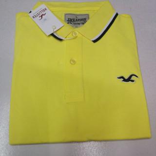 yellow hollister polo shirt