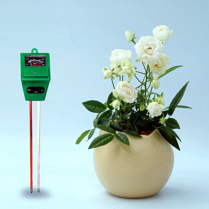 3 in 1 Ph value measuring instrument and moisture meter for potting soil
