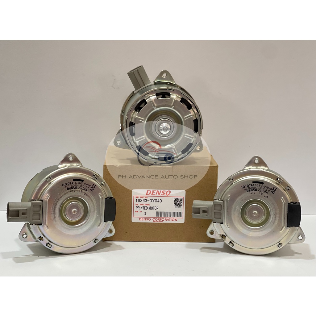 3PCS Toyota Vios 2014UP Fan Motor Condenser Superman 163630Y040