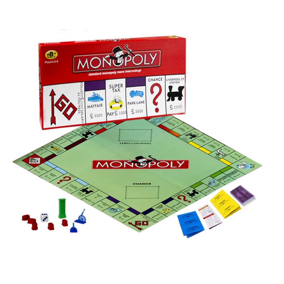 Monopoly Board Game Standard Red Edition Shopee Philippines
