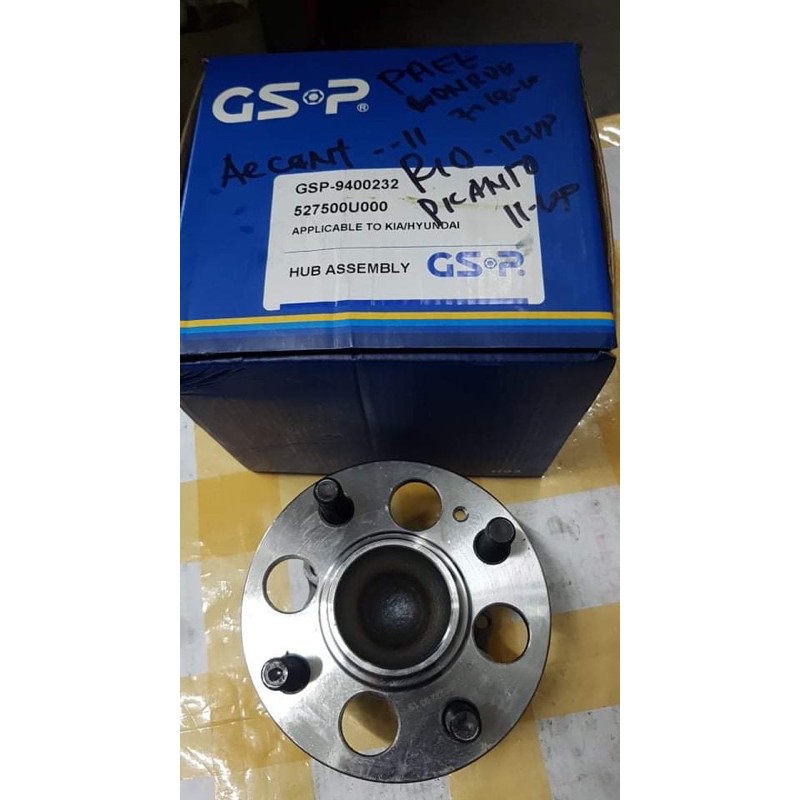 Wheel Hub Bearing Assembly Rear Kia Rio, Picanto ( 20112015) Shopee